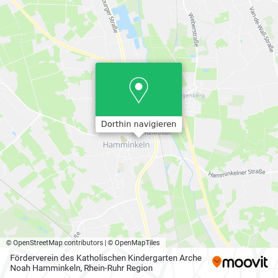 Förderverein des Katholischen Kindergarten Arche Noah Hamminkeln Karte