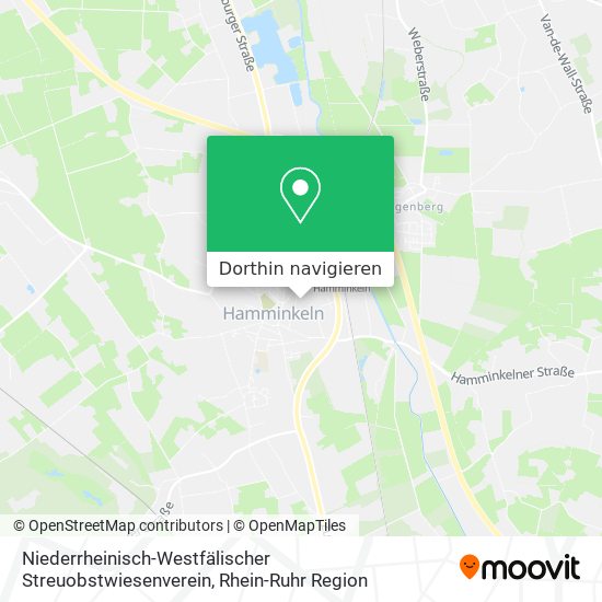 Niederrheinisch-Westfälischer Streuobstwiesenverein Karte