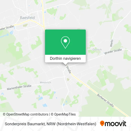 Sonderpreis Baumarkt Karte