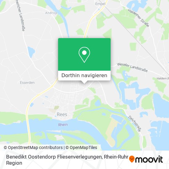 Benedikt Oostendorp Fliesenverlegungen Karte