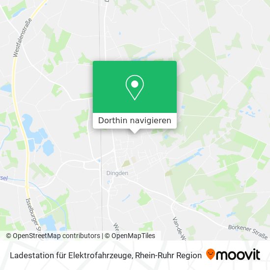 Ladestation für Elektrofahrzeuge Karte