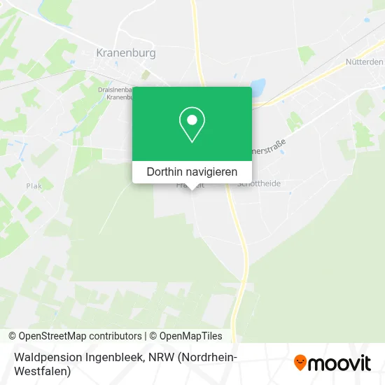 Waldpension Ingenbleek Karte