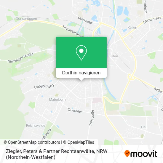 Ziegler, Peters & Partner Rechtsanwälte Karte
