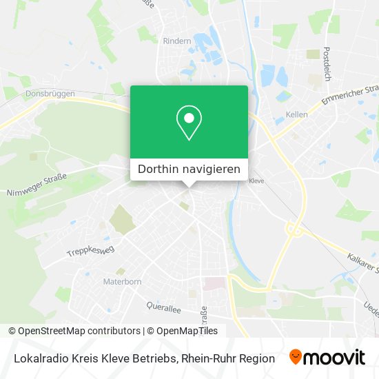 Lokalradio Kreis Kleve Betriebs Karte
