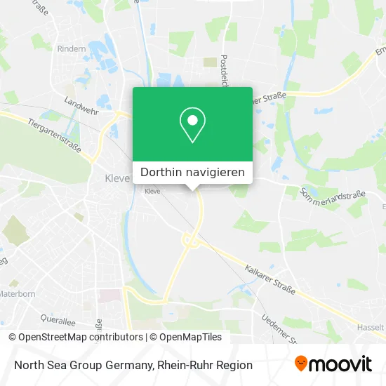 North Sea Group Germany Karte