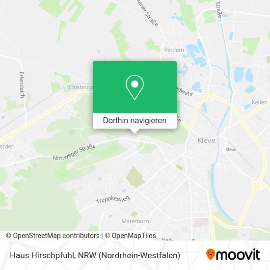 Haus Hirschpfuhl Karte