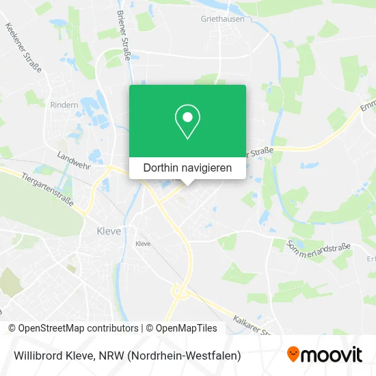 Willibrord Kleve Karte
