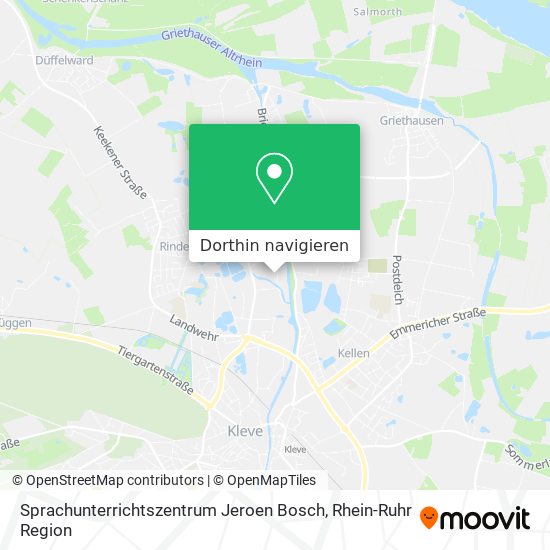 Sprachunterrichtszentrum Jeroen Bosch Karte