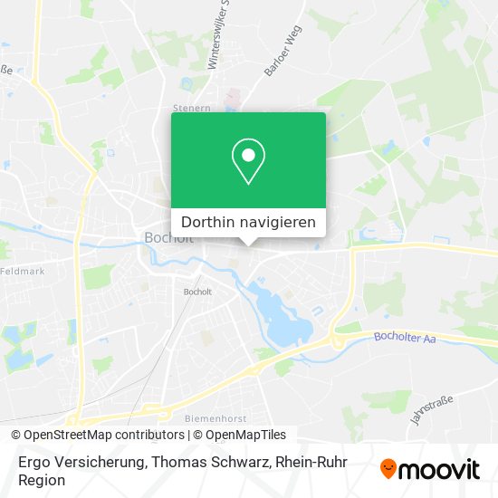 Ergo Versicherung, Thomas Schwarz Karte