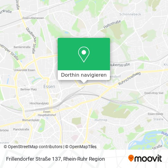 Wie komme ich zu Frillendorfer Straße 137 in Essen mit dem