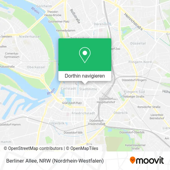 Berliner Allee Karte