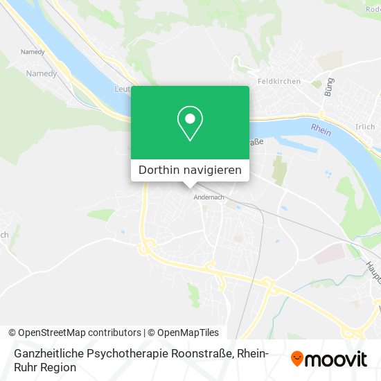 Ganzheitliche Psychotherapie Roonstraße Karte