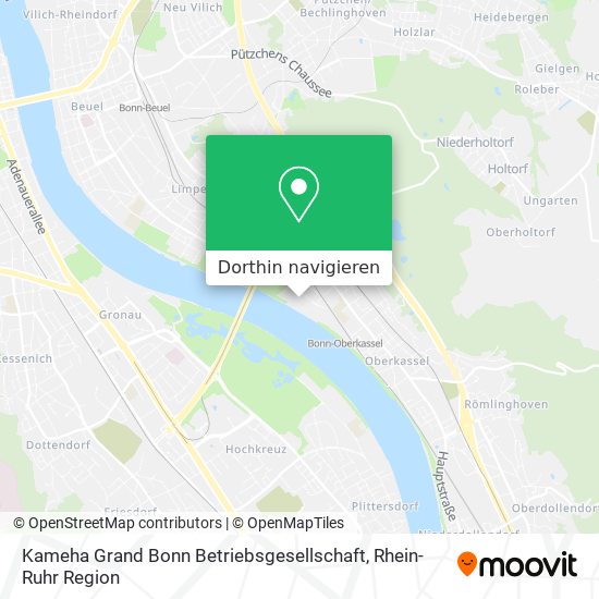 Kameha Grand Bonn Betriebsgesellschaft Karte