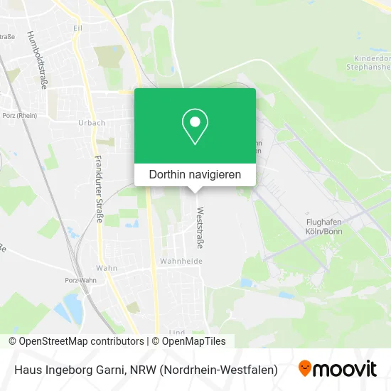 Haus Ingeborg Garni Karte