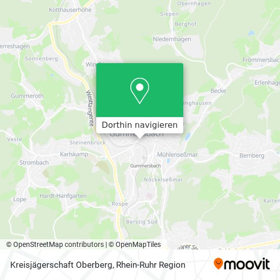 Kreisjägerschaft Oberberg Karte