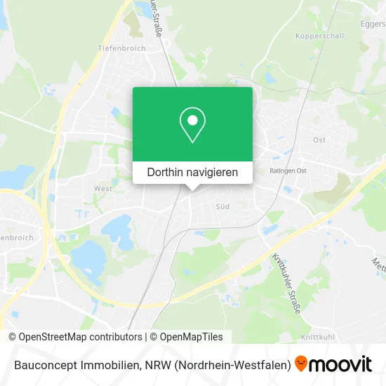 Bauconcept Immobilien Karte