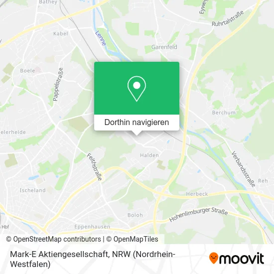 Mark-E Aktiengesellschaft Karte