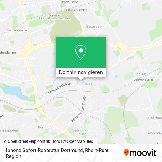 Iphone Sofort Reparatur Dortmund Karte