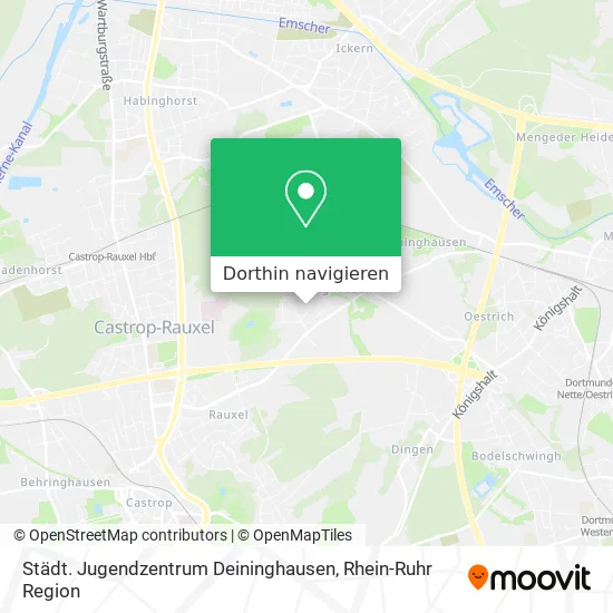 Städt. Jugendzentrum Deininghausen Karte
