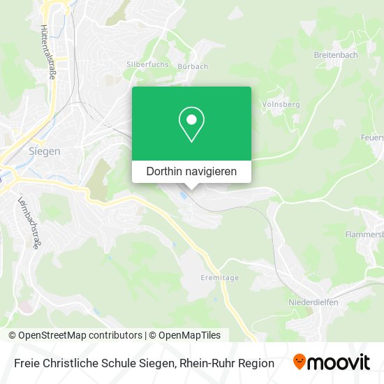 Freie Christliche Schule Siegen Karte