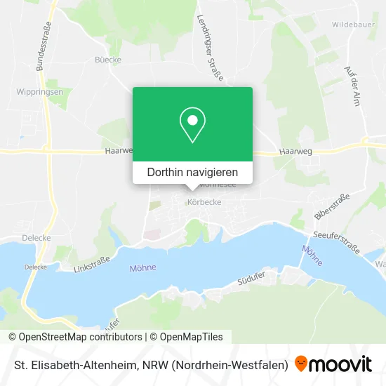 St. Elisabeth-Altenheim Karte