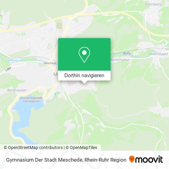 Gymnasium Der Stadt Meschede Karte