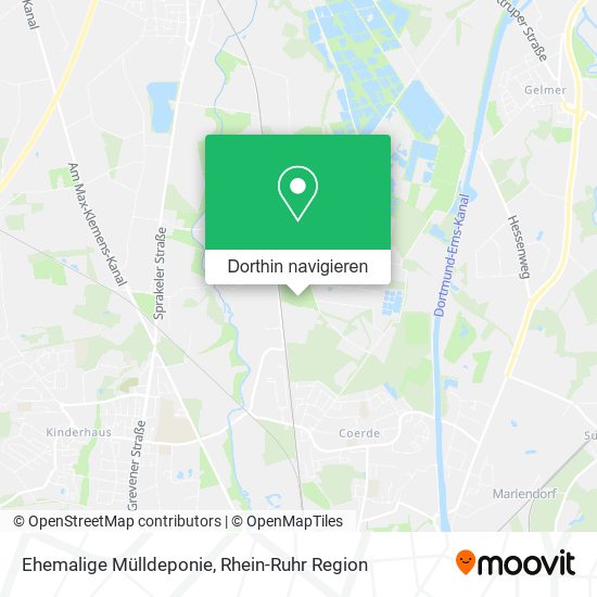 Ehemalige Mülldeponie Karte