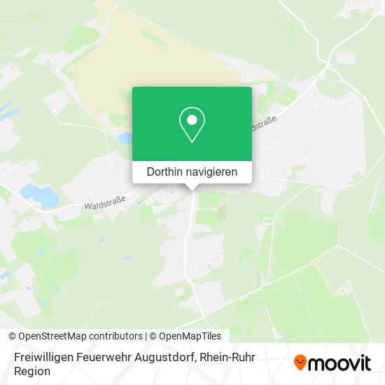 Freiwilligen Feuerwehr Augustdorf Karte