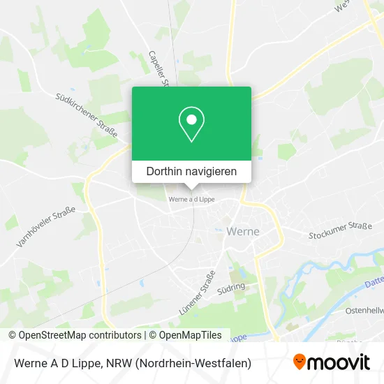 Werne A D Lippe Karte