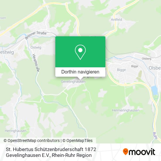 St. Hubertus Schützenbruderschaft 1872 Gevelinghausen E.V. Karte