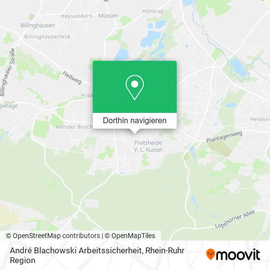 André Blachowski Arbeitssicherheit Karte