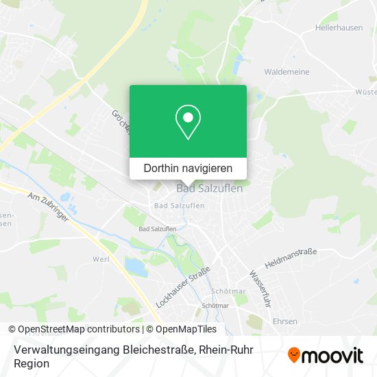 Verwaltungseingang Bleichestraße Karte