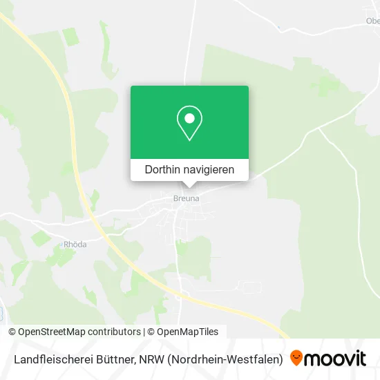 Landfleischerei Büttner Karte