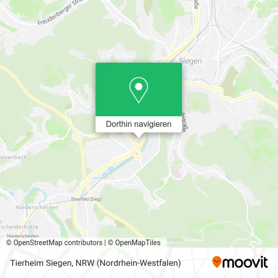 Tierheim Siegen Karte