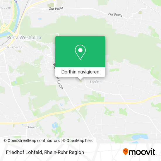 Friedhof Lohfeld Karte