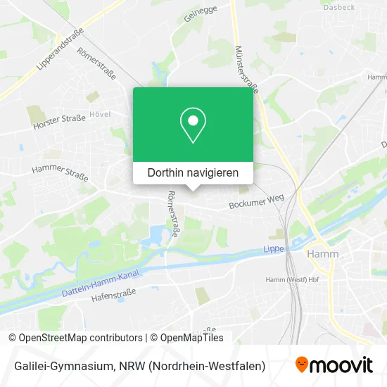 Galilei-Gymnasium Karte