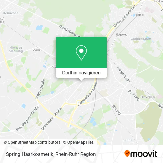 Spring Haarkosmetik Karte