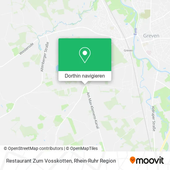 Restaurant Zum Vosskotten Karte