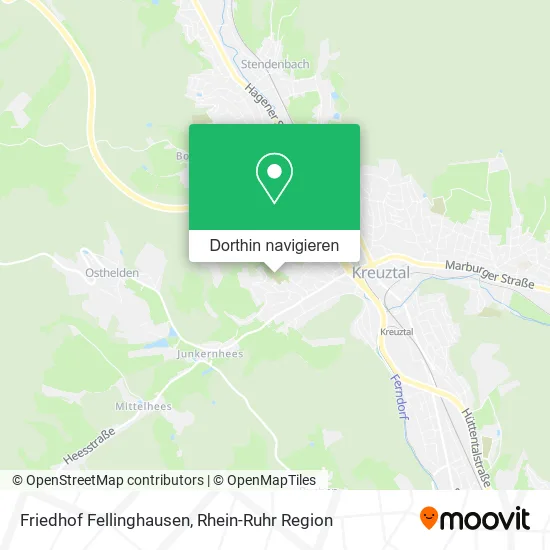 Friedhof Fellinghausen Karte