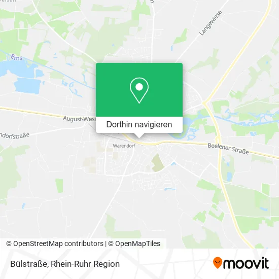 Bülstraße Karte