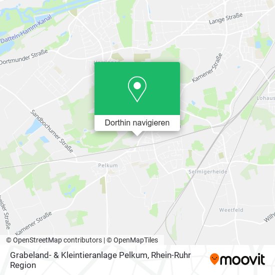 Grabeland- & Kleintieranlage Pelkum Karte