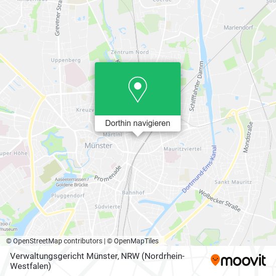 Verwaltungsgericht Münster Karte