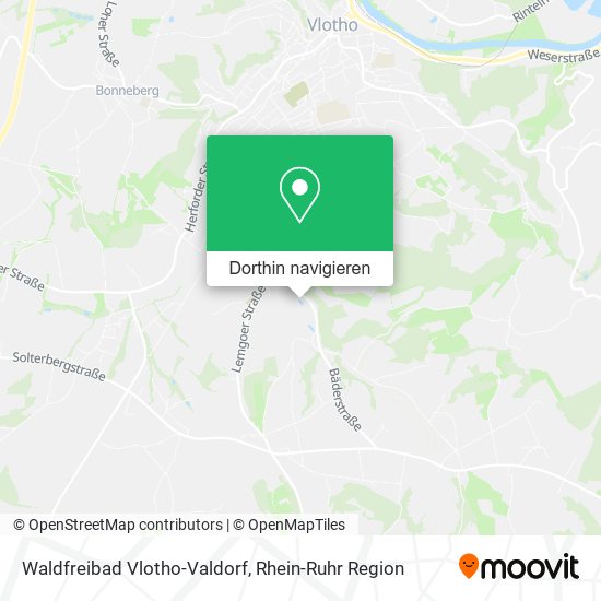 Waldfreibad Vlotho-Valdorf Karte