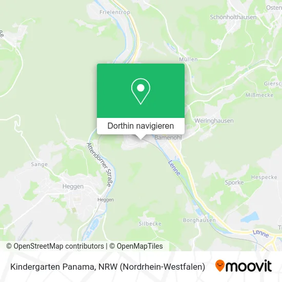 Kindergarten Panama Karte