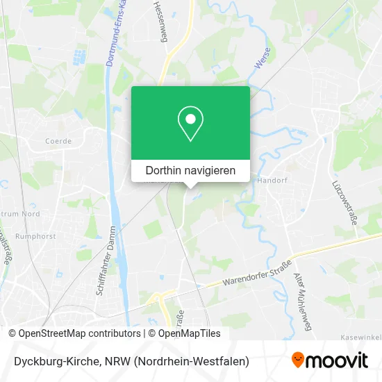 Dyckburg-Kirche Karte