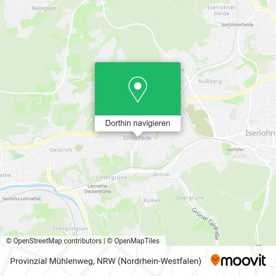 Provinzial Mühlenweg Karte