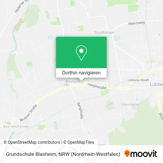 Grundschule Blasheim Karte