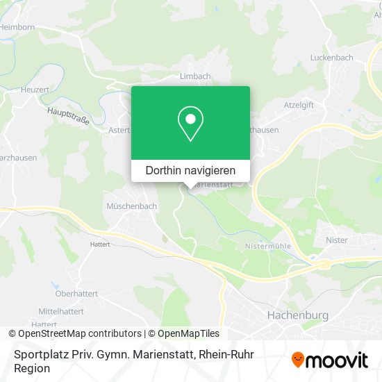 Sportplatz Priv. Gymn. Marienstatt Karte