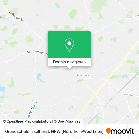 Grundschule Isselhorst Karte