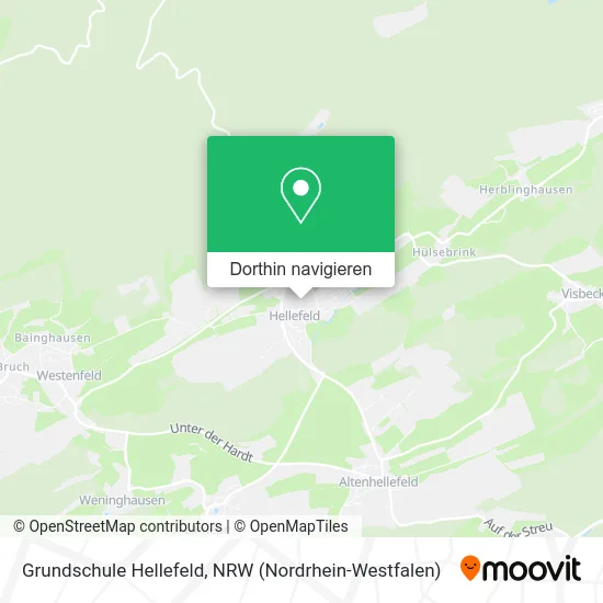 Grundschule Hellefeld Karte